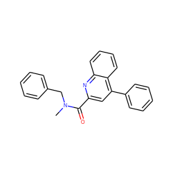 CN(Cc1ccccc1)C(=O)c1cc(-c2ccccc2)c2ccccc2n1 ZINC000013525321