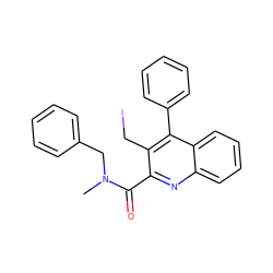 CN(Cc1ccccc1)C(=O)c1nc2ccccc2c(-c2ccccc2)c1CI ZINC000045369090