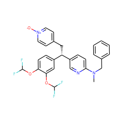 CN(Cc1ccccc1)c1ccc([C@@H](Cc2cc[n+]([O-])cc2)c2ccc(OC(F)F)c(OC(F)F)c2)cn1 ZINC000027868409