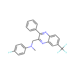 CN(Cc1nc2cc(C(F)(F)F)ccc2nc1-c1ccccc1)c1ccc(F)cc1 ZINC000103266345