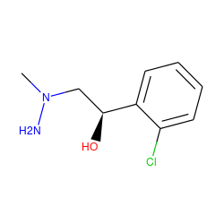 CN(N)C[C@H](O)c1ccccc1Cl ZINC000064479845