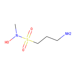 CN(O)S(=O)(=O)CCCN ZINC000029413952