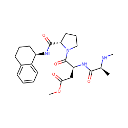 CN[C@@H](C)C(=O)N[C@@H](CC(=O)OC)C(=O)N1CCC[C@H]1C(=O)N[C@@H]1CCCc2ccccc21 ZINC000064754793