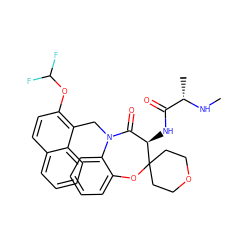 CN[C@@H](C)C(=O)N[C@@H]1C(=O)N(Cc2c(OC(F)F)ccc3ccccc23)c2ccccc2OC12CCOCC2 ZINC000096285025