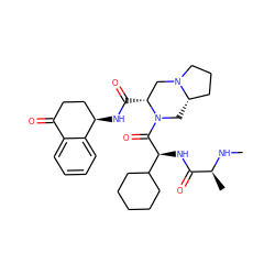 CN[C@@H](C)C(=O)N[C@H](C(=O)N1C[C@H]2CCCN2C[C@H]1C(=O)N[C@@H]1CCC(=O)c2ccccc21)C1CCCCC1 ZINC000095593121