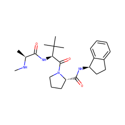 CN[C@@H](C)C(=O)N[C@H](C(=O)N1CCC[C@H]1C(=O)N[C@@H]1CCc2ccccc21)C(C)(C)C ZINC000013581836