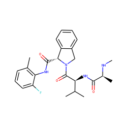 CN[C@@H](C)C(=O)N[C@H](C(=O)N1Cc2ccccc2[C@H]1C(=O)Nc1c(C)cccc1F)C(C)C ZINC000144998516