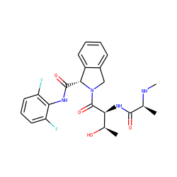 CN[C@@H](C)C(=O)N[C@H](C(=O)N1Cc2ccccc2[C@H]1C(=O)Nc1c(F)cccc1F)[C@@H](C)O ZINC000144960488