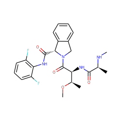 CN[C@@H](C)C(=O)N[C@H](C(=O)N1Cc2ccccc2[C@H]1C(=O)Nc1c(F)cccc1F)[C@@H](C)OC ZINC000221165990