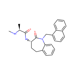 CN[C@@H](C)C(=O)N[C@H]1CCc2ccccc2N(Cc2cccc3ccccc23)C1=O ZINC000096285037