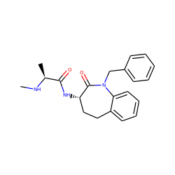 CN[C@@H](C)C(=O)N[C@H]1CCc2ccccc2N(Cc2ccccc2)C1=O ZINC000096285040