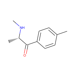 CN[C@@H](C)C(=O)c1ccc(C)cc1 ZINC000022062037