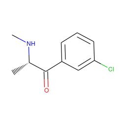 CN[C@@H](C)C(=O)c1cccc(Cl)c1 ZINC000044138035