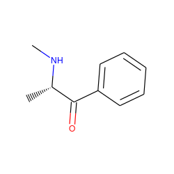 CN[C@@H](C)C(=O)c1ccccc1 ZINC000000403054