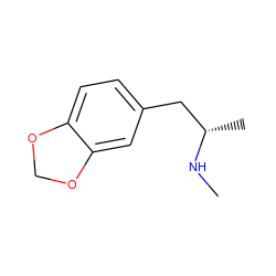 CN[C@@H](C)Cc1ccc2c(c1)OCO2 ZINC000000000859