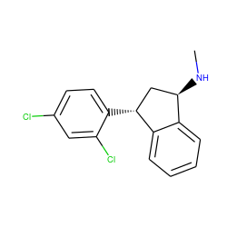 CN[C@@H]1C[C@@H](c2ccc(Cl)cc2Cl)c2ccccc21 ZINC000029481781