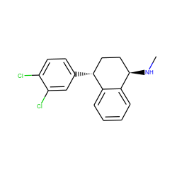 CN[C@@H]1CC[C@@H](c2ccc(Cl)c(Cl)c2)c2ccccc21 ZINC000003831445