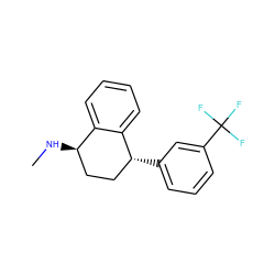 CN[C@@H]1CC[C@@H](c2cccc(C(F)(F)F)c2)c2ccccc21 ZINC000029325202