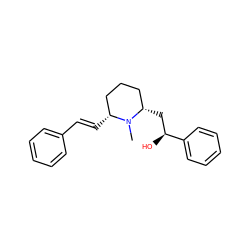 CN1[C@H](/C=C/c2ccccc2)CCC[C@@H]1C[C@H](O)c1ccccc1 ZINC000036271632