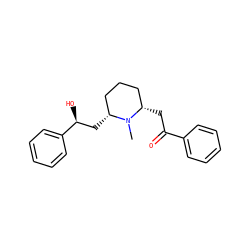 CN1[C@H](C[C@H](O)c2ccccc2)CCC[C@@H]1CC(=O)c1ccccc1 ZINC000000001624
