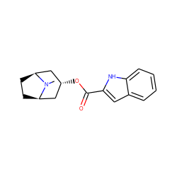 CN1[C@H]2CC[C@@H]1C[C@@H](OC(=O)c1cc3ccccc3[nH]1)C2 ZINC000103234863