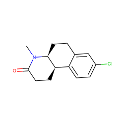 CN1C(=O)CC[C@@H]2c3ccc(Cl)cc3CC[C@@H]21 ZINC000011677608