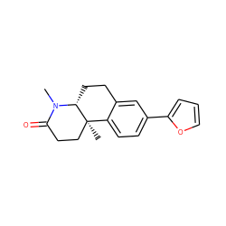 CN1C(=O)CC[C@]2(C)c3ccc(-c4ccco4)cc3CC[C@@H]12 ZINC000027322428