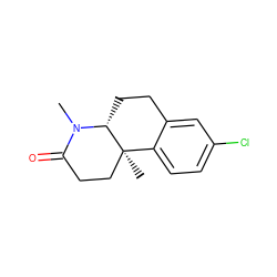 CN1C(=O)CC[C@]2(C)c3ccc(Cl)cc3CC[C@@H]12 ZINC000003800068