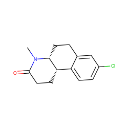 CN1C(=O)CC[C@H]2c3ccc(Cl)cc3CC[C@H]21 ZINC000000005611