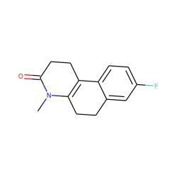 CN1C(=O)CCC2=C1CCc1cc(F)ccc12 ZINC000040503794