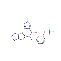 CN1C[C@H]2C[C@@H](N(Cc3cccc(OC(F)(F)F)c3)C(=O)c3cn(C)cn3)C[C@H]2C1 ZINC000101322119