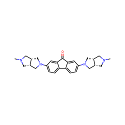 CN1C[C@H]2CN(c3ccc4c(c3)C(=O)c3cc(N5C[C@@H]6CN(C)C[C@@H]6C5)ccc3-4)C[C@H]2C1 ZINC000038334776