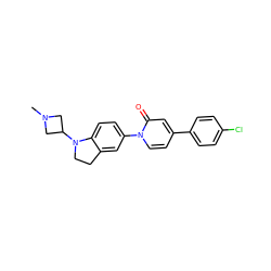 CN1CC(N2CCc3cc(-n4ccc(-c5ccc(Cl)cc5)cc4=O)ccc32)C1 ZINC000068197258