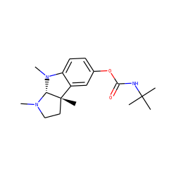 CN1CC[C@@]2(C)c3cc(OC(=O)NC(C)(C)C)ccc3N(C)[C@@H]12 ZINC000026381722
