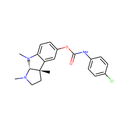 CN1CC[C@@]2(C)c3cc(OC(=O)Nc4ccc(Cl)cc4)ccc3N(C)[C@@H]12 ZINC000013605101