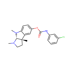 CN1CC[C@@]2(C)c3cc(OC(=O)Nc4cccc(Cl)c4)ccc3N(C)[C@@H]12 ZINC000053224464