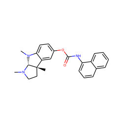 CN1CC[C@@]2(C)c3cc(OC(=O)Nc4cccc5ccccc45)ccc3N(C)[C@@H]12 ZINC000049033105