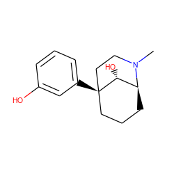 CN1CC[C@@]2(c3cccc(O)c3)CCC[C@H]1[C@H]2O ZINC000169368412