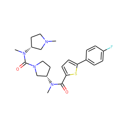 CN1CC[C@@H](N(C)C(=O)N2CC[C@H](N(C)C(=O)c3ccc(-c4ccc(F)cc4)s3)C2)C1 ZINC000028462113