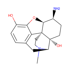 CN1CC[C@]23c4c5ccc(O)c4O[C@H]2[C@@H](N)CC[C@@]3(O)[C@H]1C5 ZINC000029396011