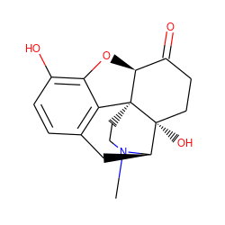 CN1CC[C@]23c4c5ccc(O)c4O[C@H]2C(=O)CC[C@@]3(O)[C@H]1C5 ZINC000003875483