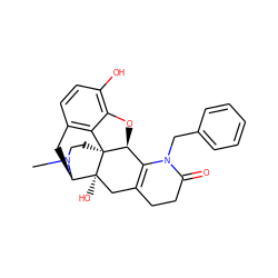 CN1CC[C@]23c4c5ccc(O)c4O[C@H]2C2=C(CCC(=O)N2Cc2ccccc2)C[C@@]3(O)[C@H]1C5 ZINC000299834165