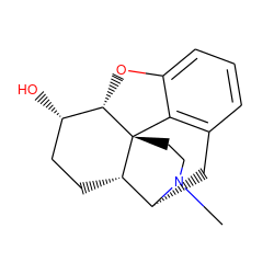 CN1CC[C@]23c4c5cccc4O[C@H]2[C@@H](O)CC[C@H]3[C@H]1C5 ZINC000029051359