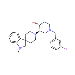 CN1CC2(CCN([C@@H]3CN(Cc4cccc(I)c4)CC[C@H]3O)CC2)c2ccccc21 ZINC000022938850