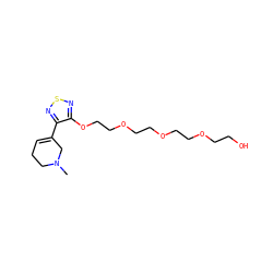 CN1CCC=C(c2nsnc2OCCOCCOCCOCCO)C1 ZINC000013527352