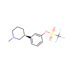 CN1CCC[C@@H](c2cccc(OS(=O)(=O)C(F)(F)F)c2)C1 ZINC000036187785