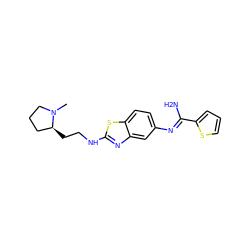 CN1CCC[C@@H]1CCNc1nc2cc(/N=C(\N)c3cccs3)ccc2s1 ZINC000028818919