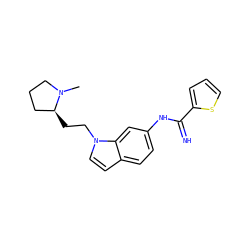 CN1CCC[C@@H]1CCn1ccc2ccc(NC(=N)c3cccs3)cc21 ZINC000034805615