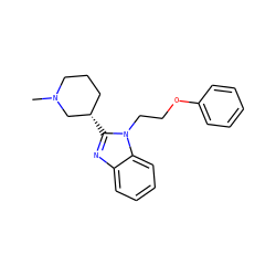 CN1CCC[C@H](c2nc3ccccc3n2CCOc2ccccc2)C1 ZINC000049070545