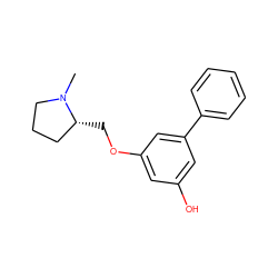 CN1CCC[C@H]1COc1cc(O)cc(-c2ccccc2)c1 ZINC001772613012